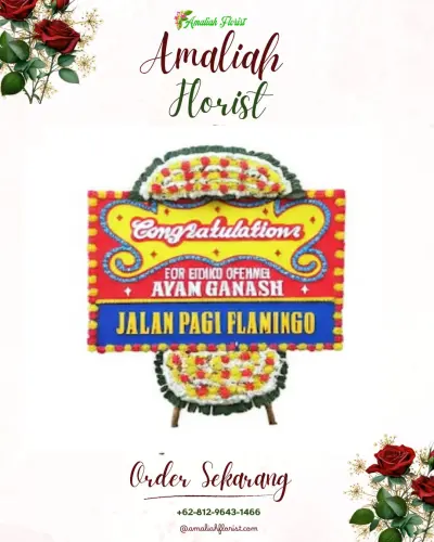 Bunga Papan Congratulation di Cipamokolan